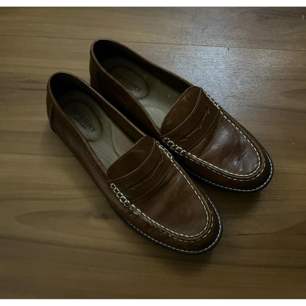 Sperry Brown Leather Loafers
